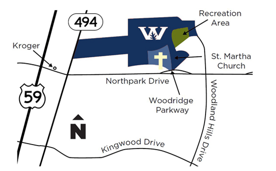 Woodridge Forest - Map